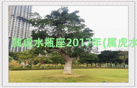 属虎水瓶座2017年(属虎水瓶座2023)