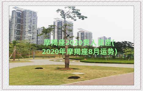 摩羯座2020贵人星座(2020年摩羯座8月运势)