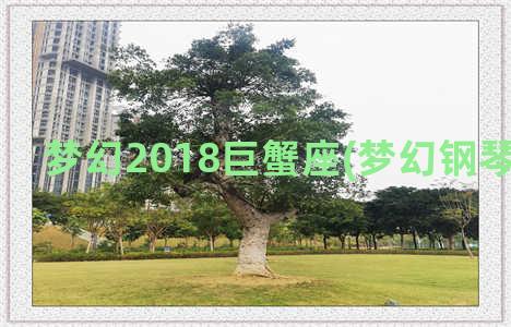 梦幻2018巨蟹座(梦幻钢琴2018下载)