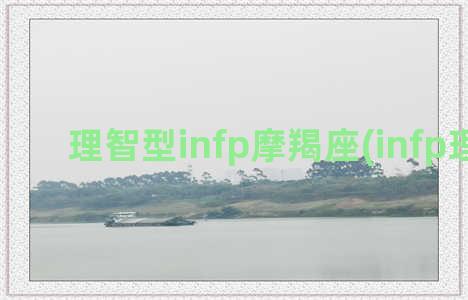 理智型infp摩羯座(infp理智吗)